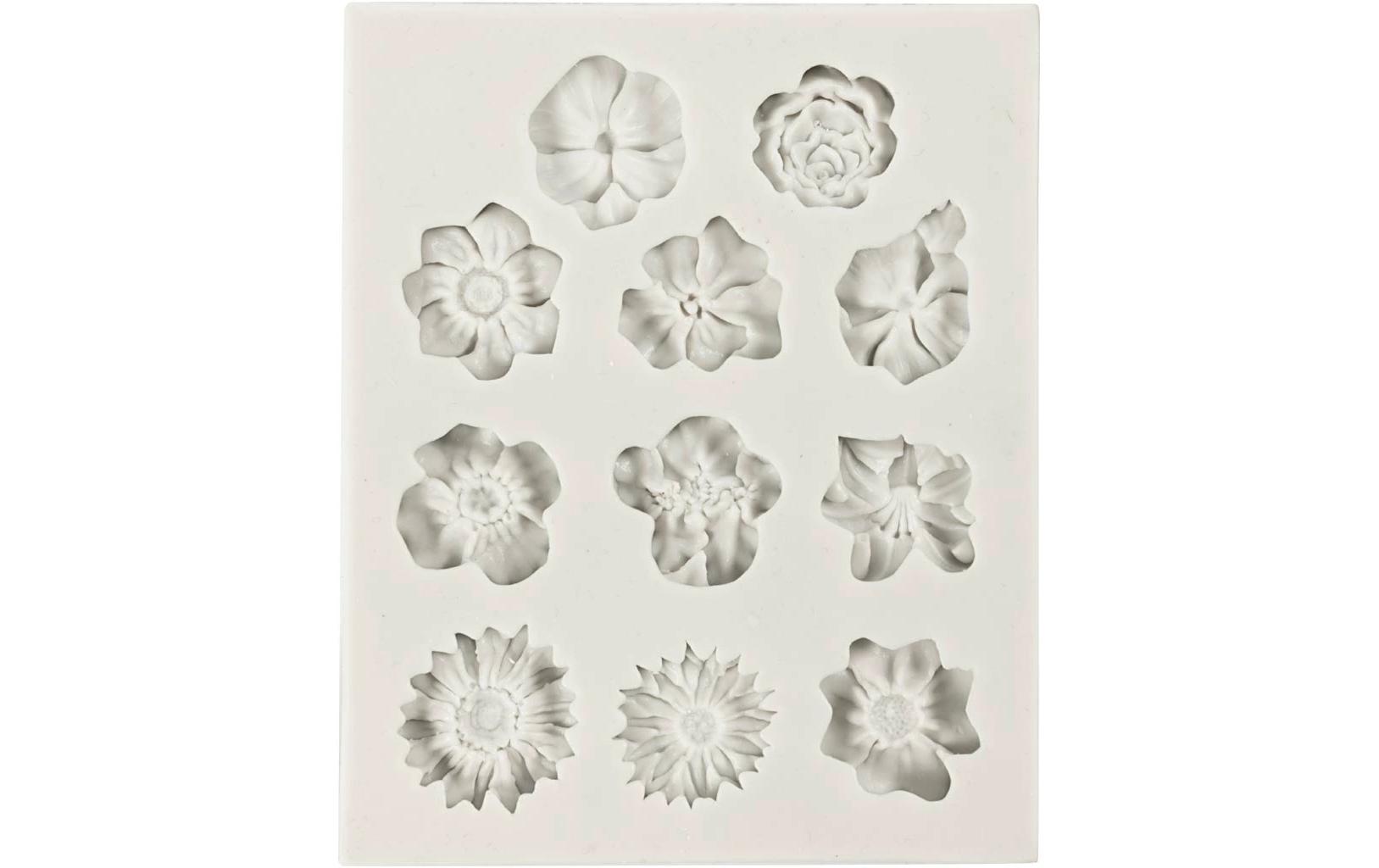 Versiegelung Giessformen Silikon Blumen MotivFlexible Silikonform