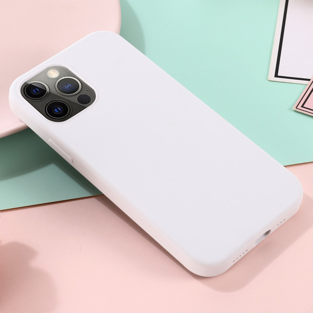 iPhone 13 Pro MagSafe Soft Silikon Case Hülle - Weiss