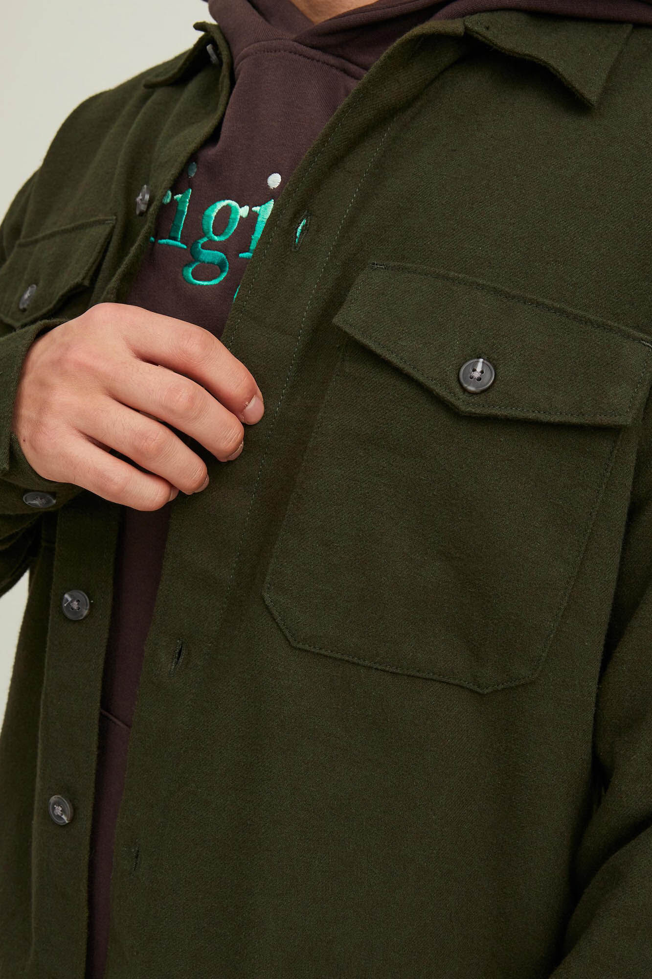 Bolsos da camisa