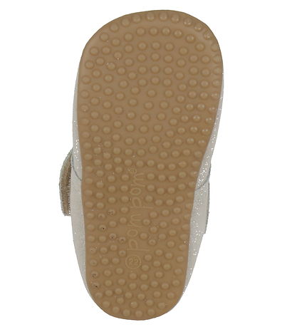 Pom Pom Skindfutter - Beginners Velcro - Sølver Glitter
