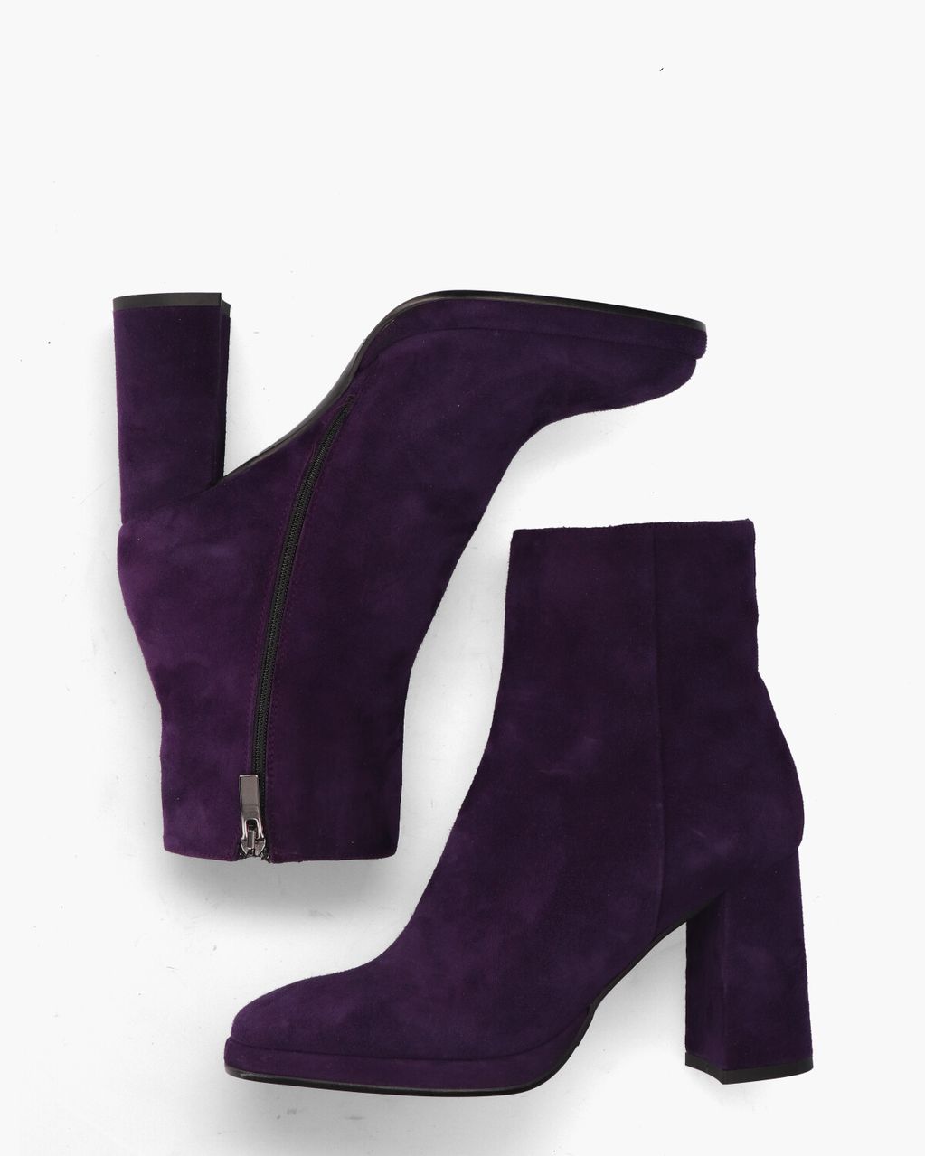 Cypres 9145 Paars Dames Enkelboots