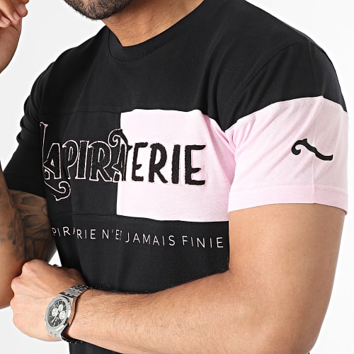Tee Shirt Big Logo Noir Rose