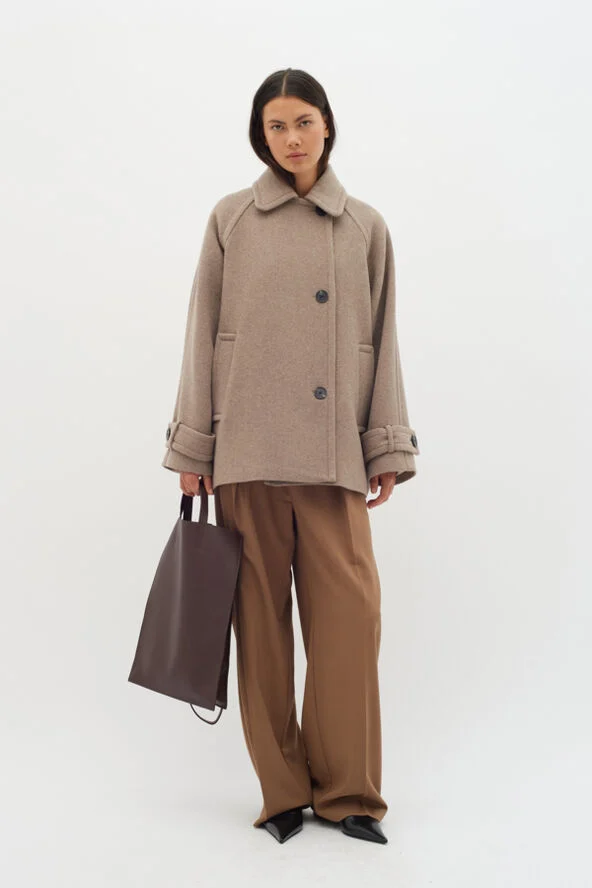 InWear ThoraIW Minona Coat Sandy grey melange