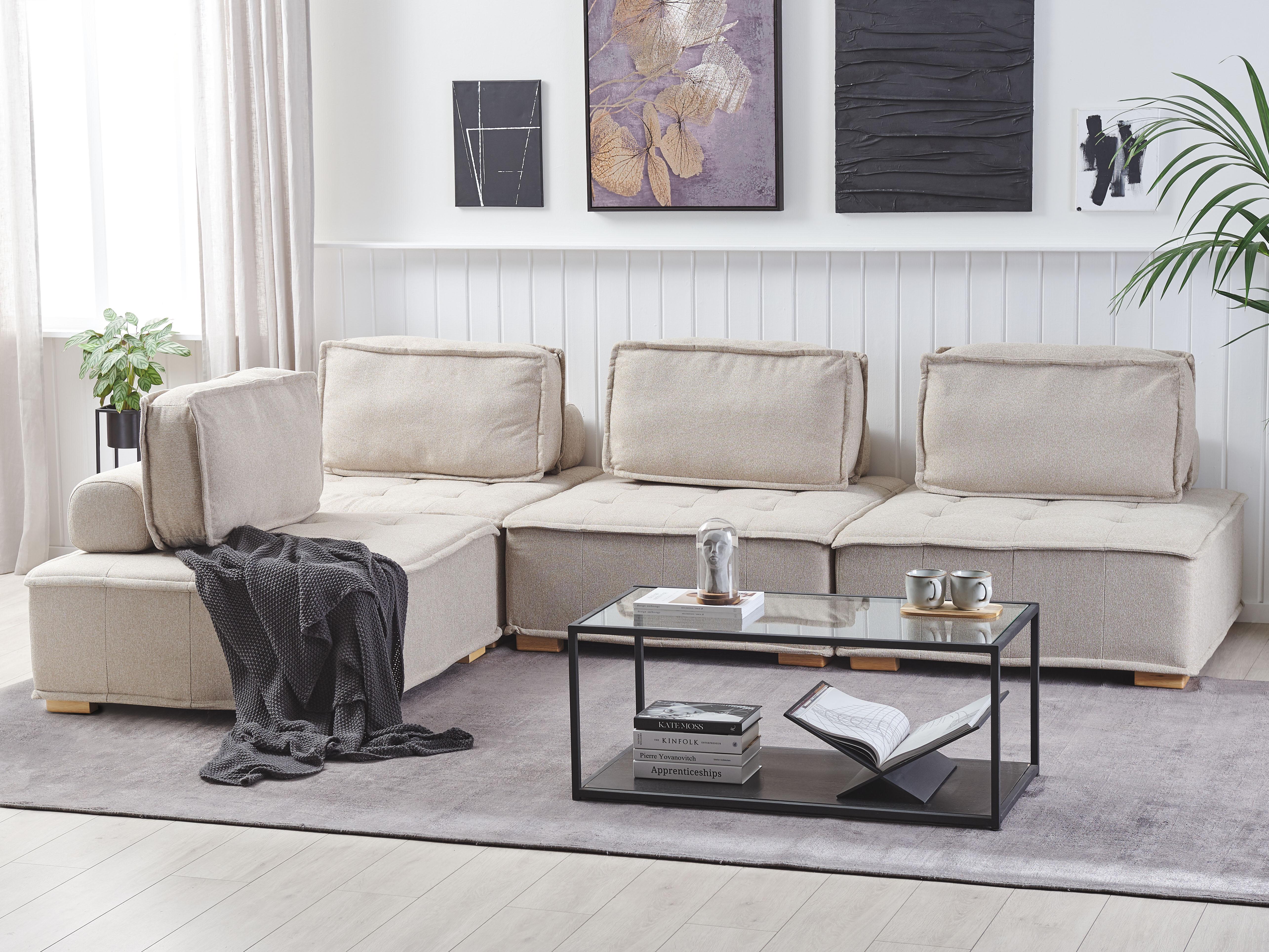 Zitmodule TIBRO Stof Lichtbeige