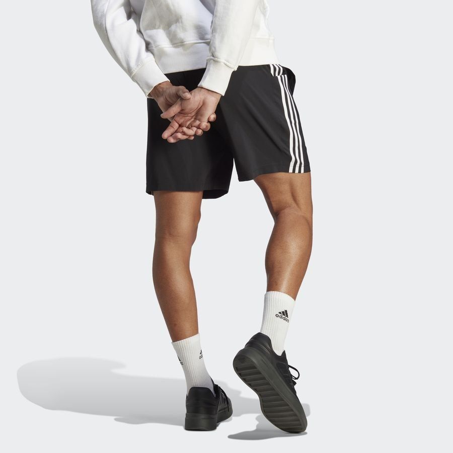 adidas Short Aeroready Essentials 3-Stripes - Noir/Blanc