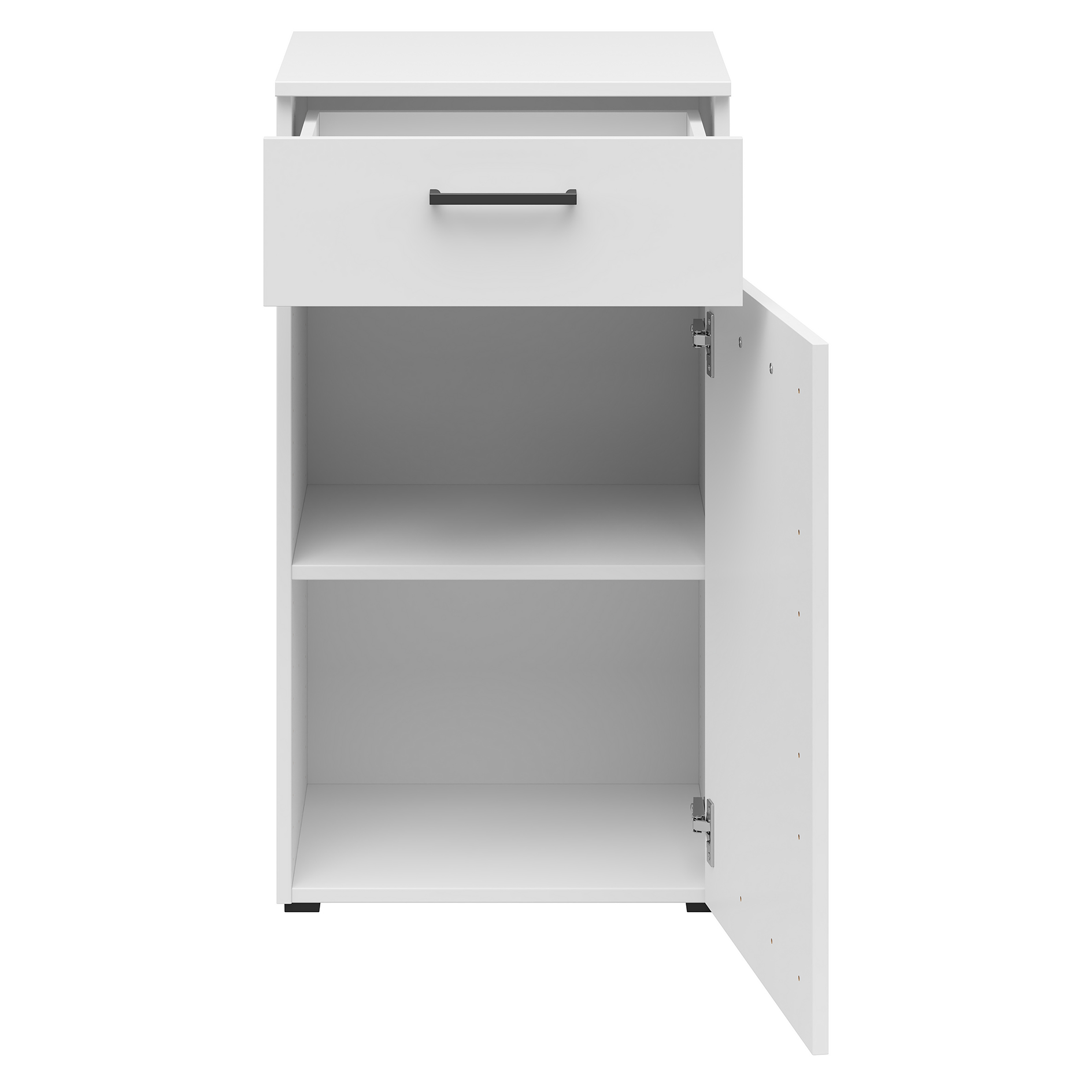 Kommode - weiß - 45 cm