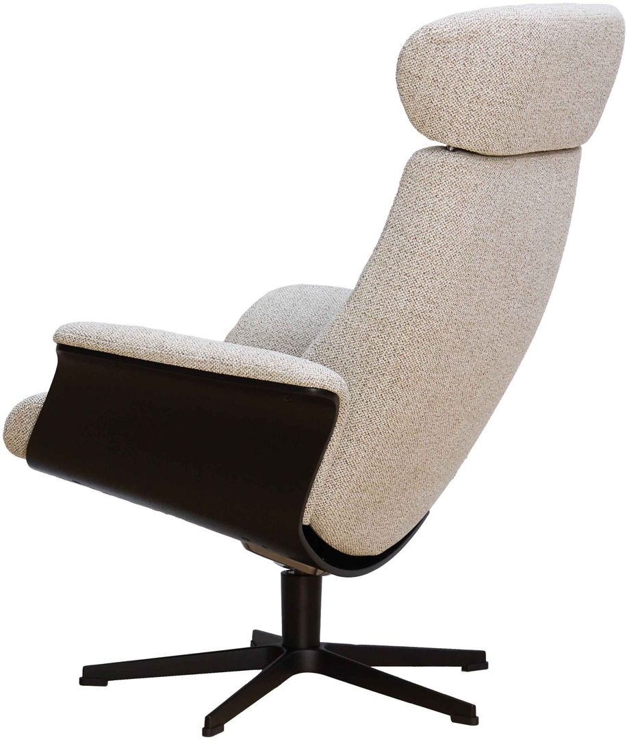 Eijerkamp Collectie   Time-Out Beige Relaxfauteuil + Hocker