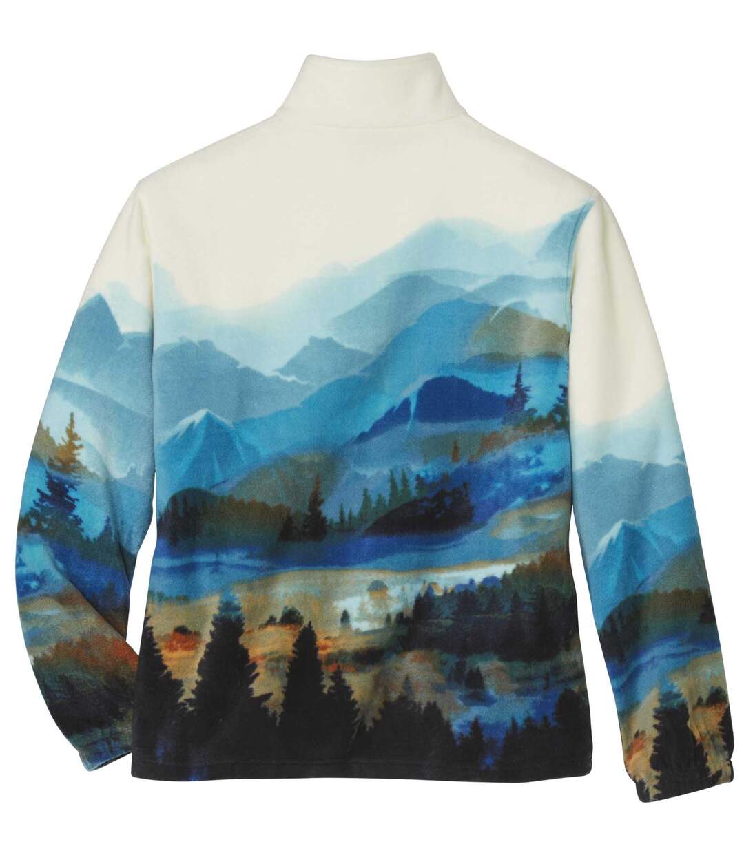 Veste Polaire à Imprimé Landscape