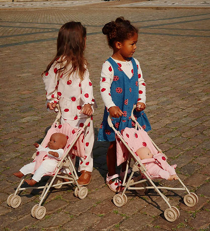 Konges Sløjd Dukkeklapvogn - Ladybug Glitter