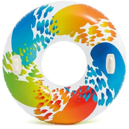 Intex Schwimmreifen Color mit Griff, 1 Stück, 2-fach sortiert