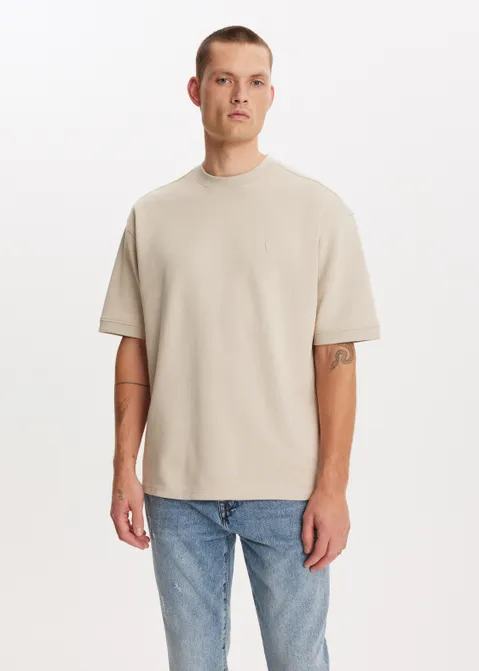 Loose fit t-shirt zand (ZND.L)