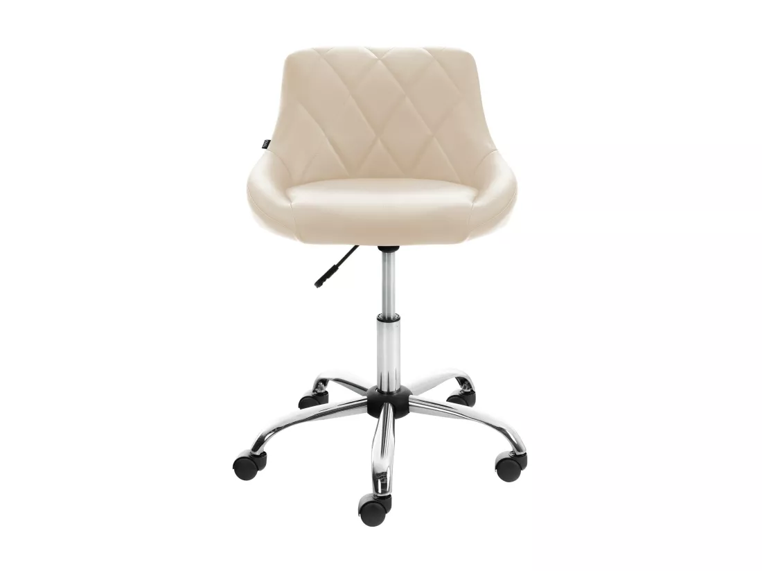 Chaise de bureau - Similicuir & Métal chromé - Lazio