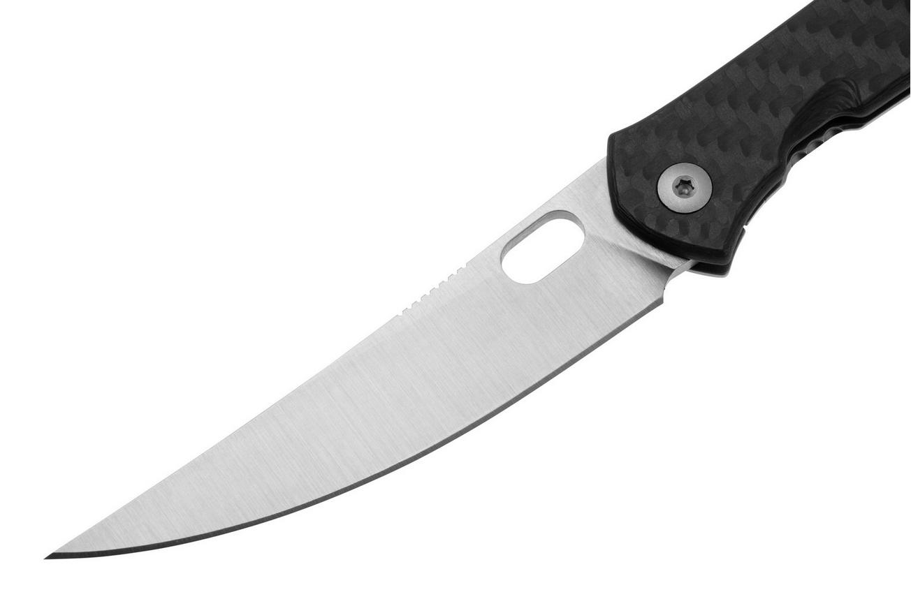 GiantMouse ACE Bleecker Satin CPM Magnacut, Carbon Fiber Titanium, zakmes, Ansø en Voxnaes design