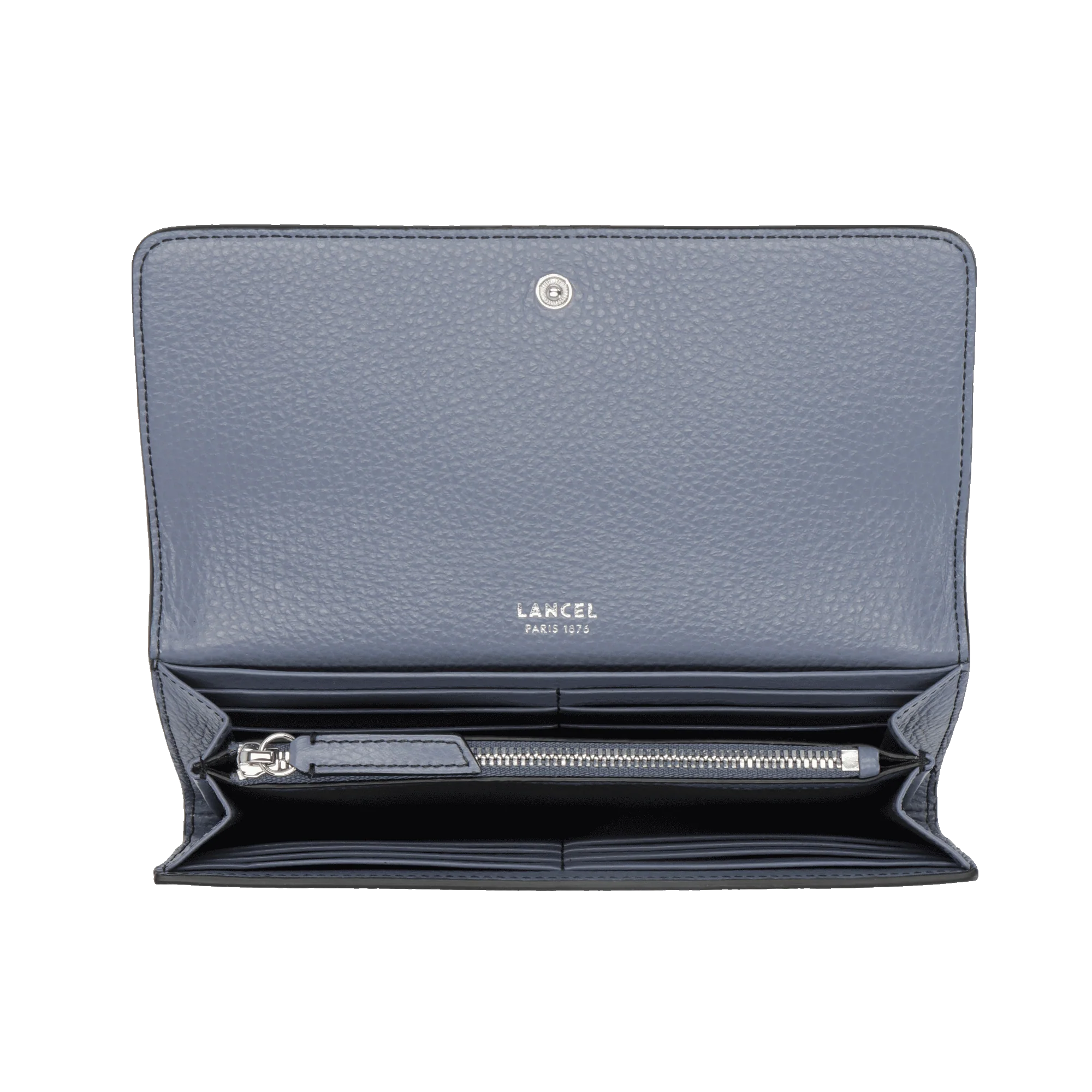 Portefeuille slim rabat Premier Flirt de Lancel-Ciment