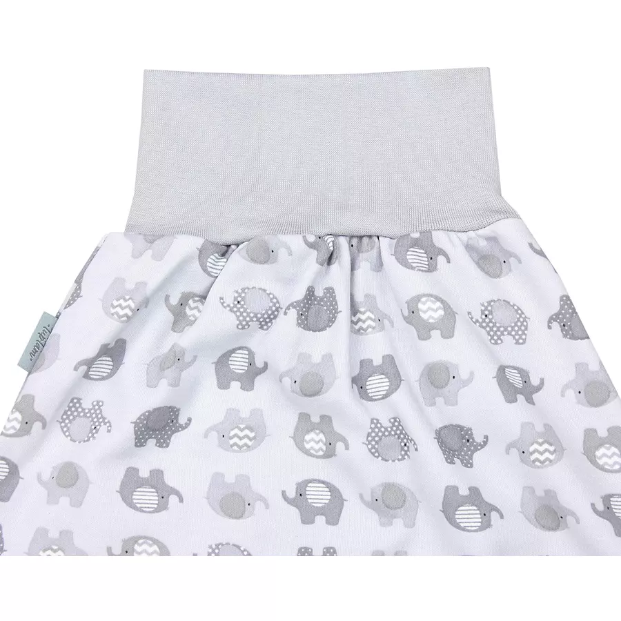 TupTam Baby Strampelsack mit breitem Bund Unwattiert grau Modell 1