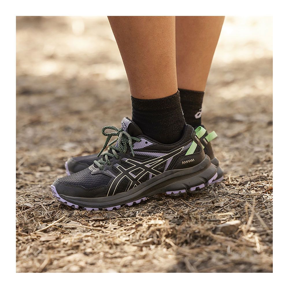 Asics TRAIL SCOUT™ 2 - Chaussures trail Femme black/whisper green