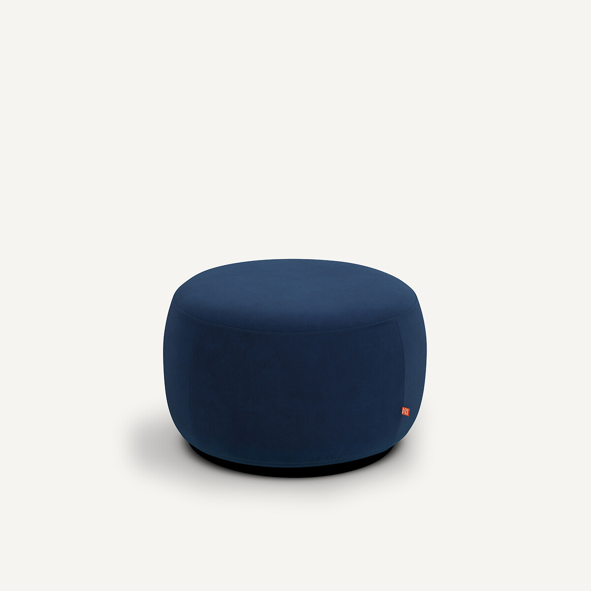 AM.PM<br>Puf XL em veludo, design Rosebury E.Gallina