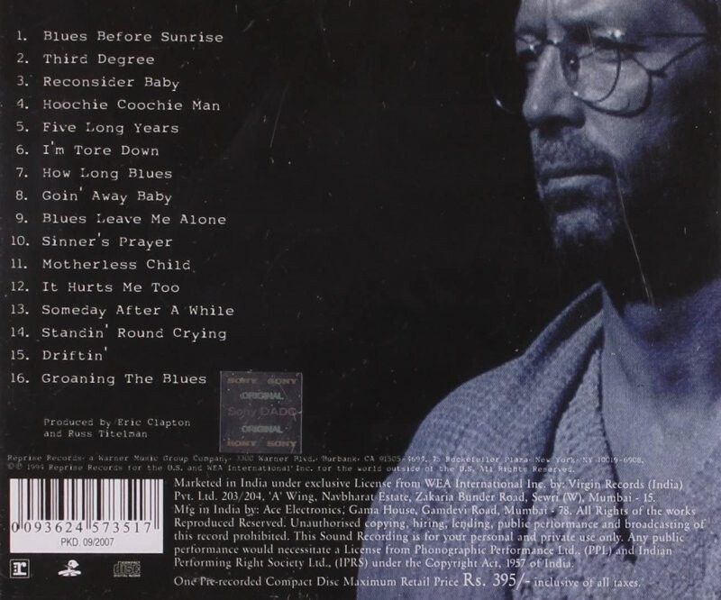 Eric Clapton - From The Cradle - Vinyl Lp
