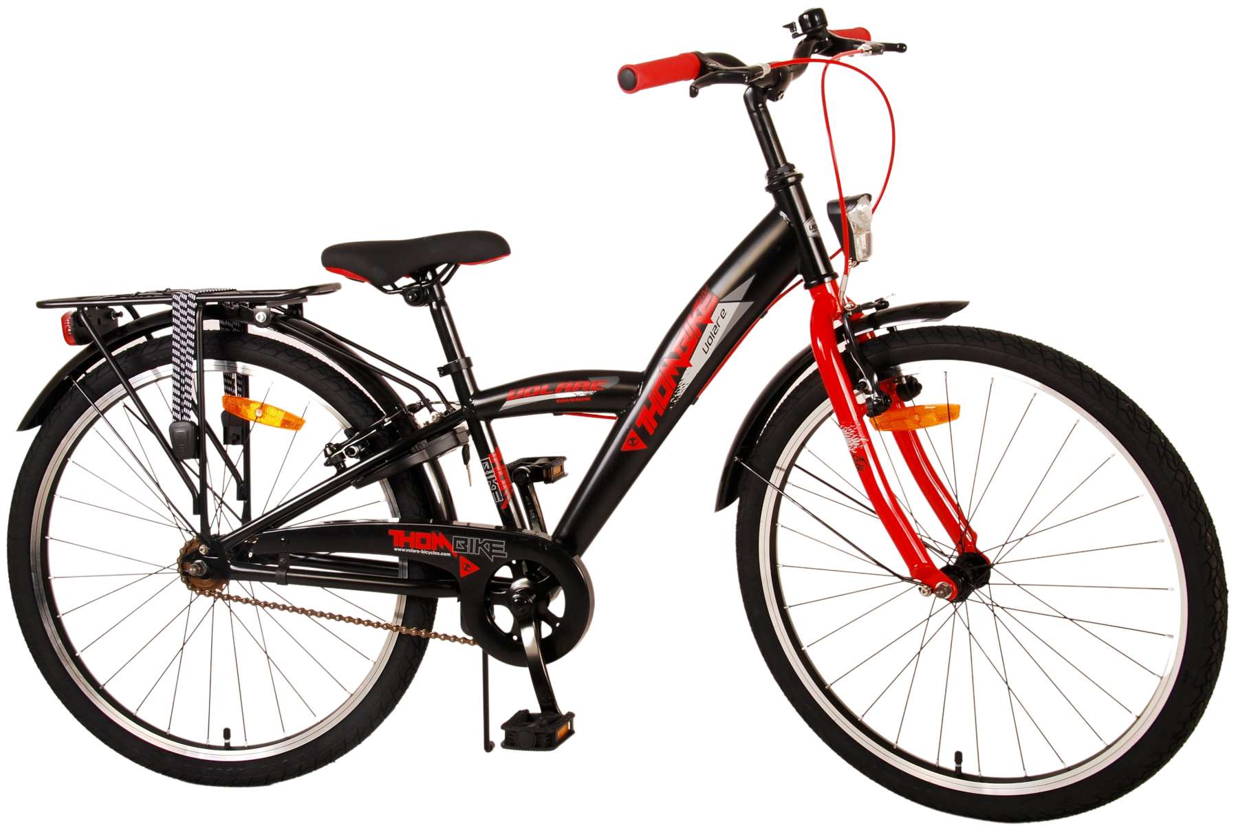 TPFSports Thombike Kinderfahrrad - Jungen - Rücktritt + Handbremse - 24 Zoll - Blau