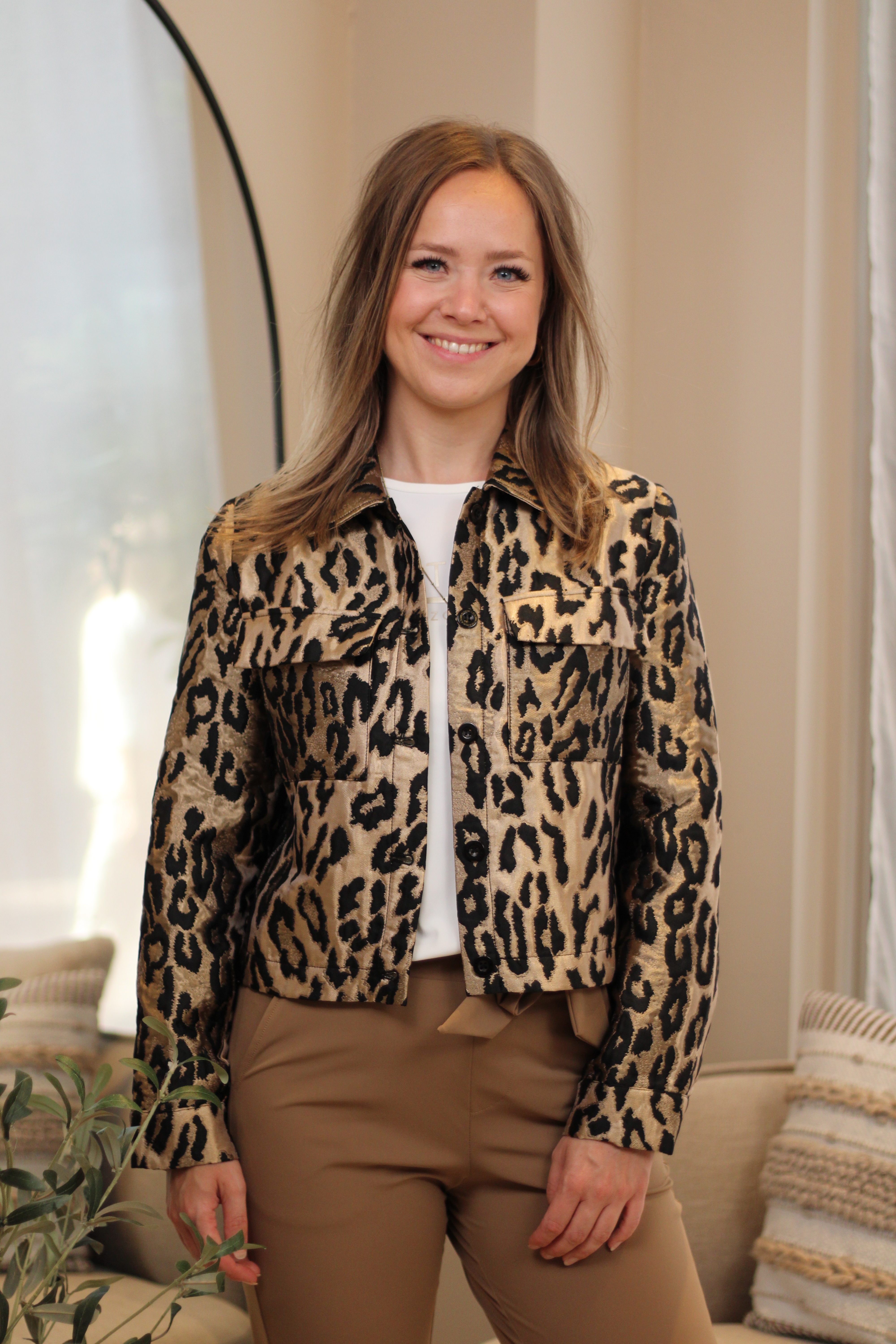 Zoso - Dalia Fancy Jacquard Jacket - Animal Print