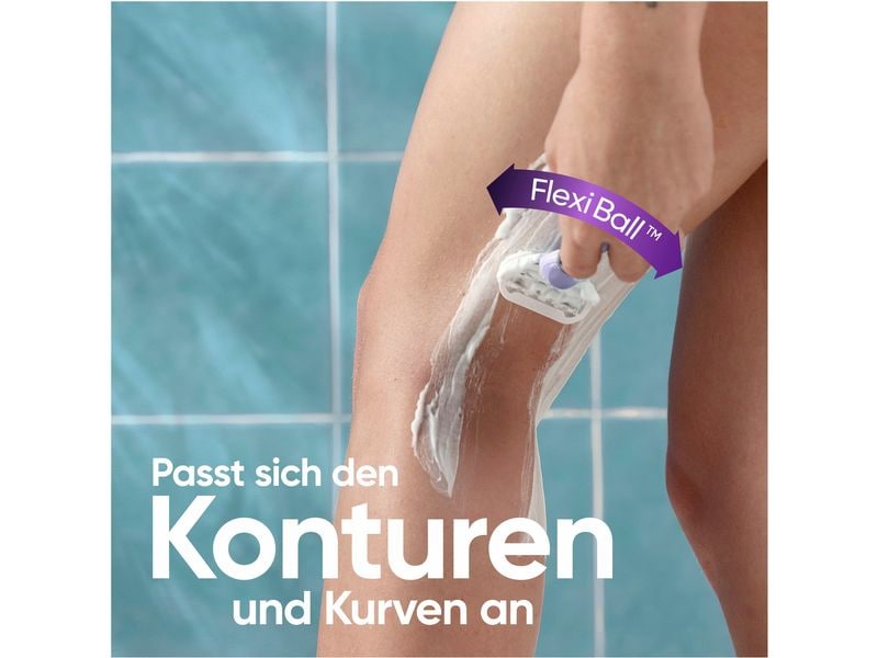 Gillette Venus Rasierklingen Extra Smooth Swirl 8 Stück Ersatzklingen für Damen mit schwenkbarem Handstück und Duschhalterung