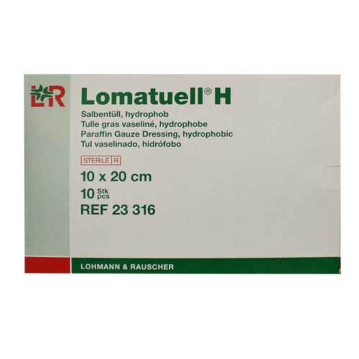 Lomatuell® H Salbentüll 10x20 cm, 10 St