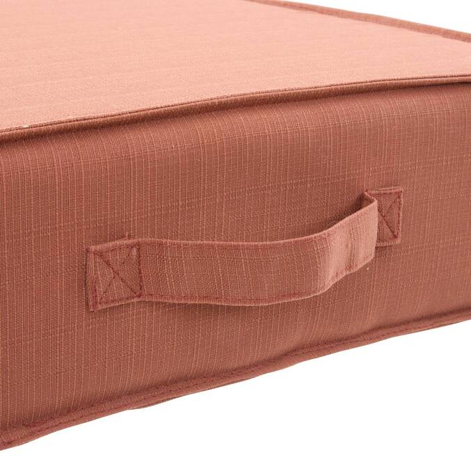 Coussin de sol KORAÏ Acajou