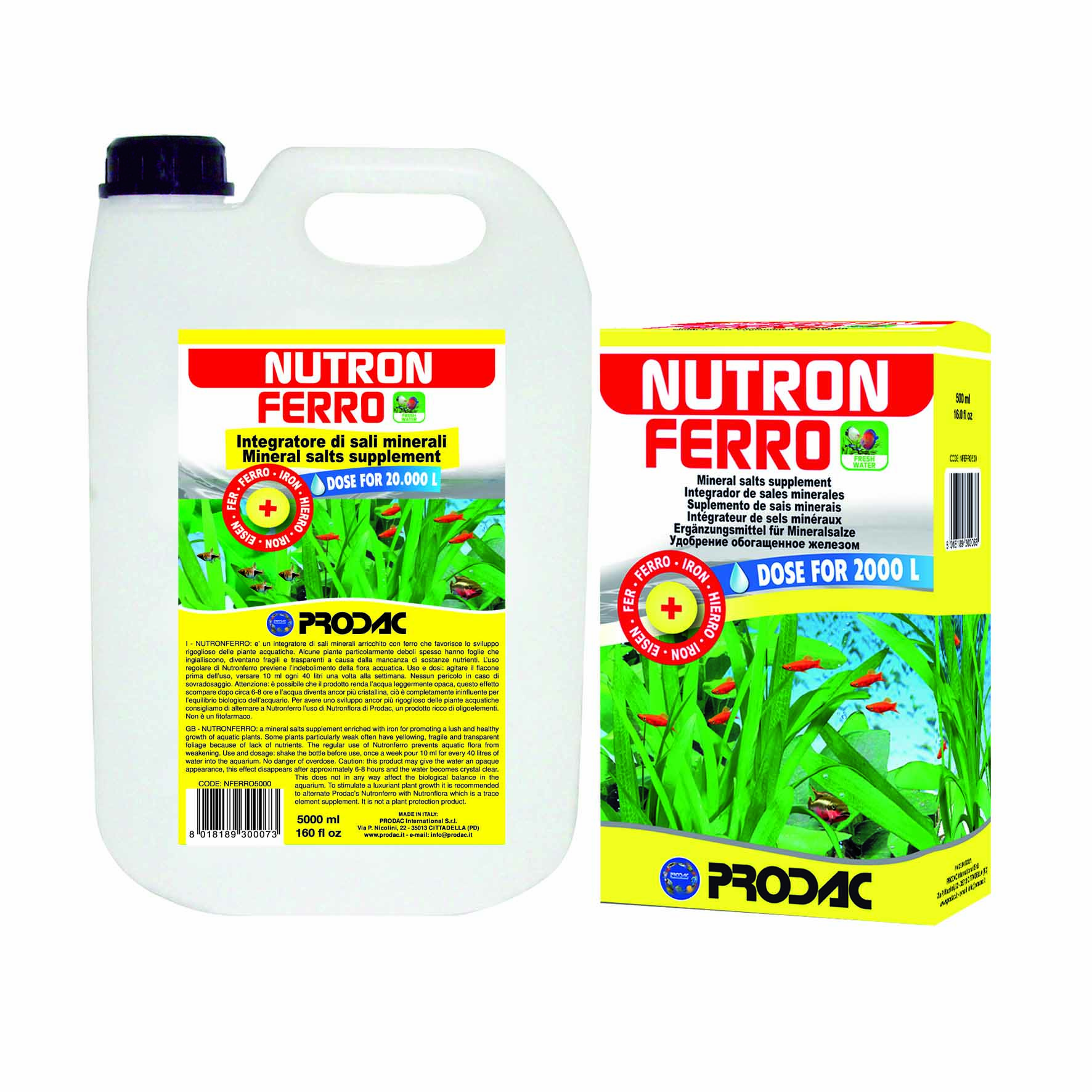 PRODAC NUTRONFERRO 100 ml 1.000 l