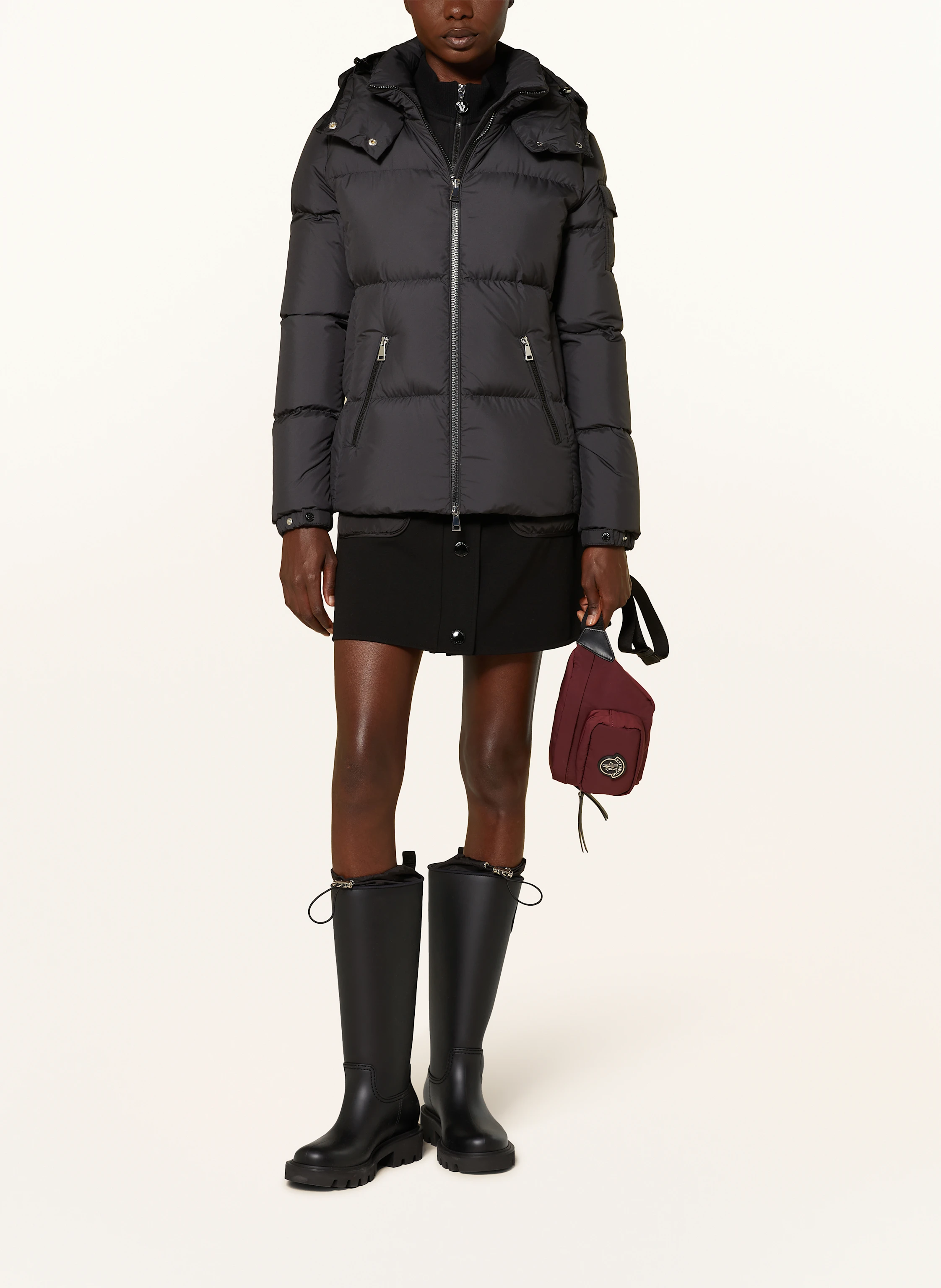 MONCLER Daunenjacke FOURMINES mit abnehmbarer Kapuze