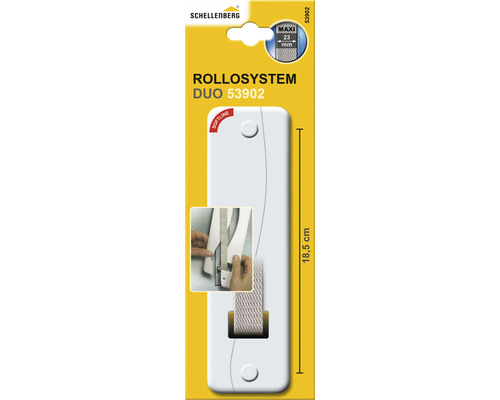Afdekplaat Duo Schellenberg 53902, 18,5 cm, wit