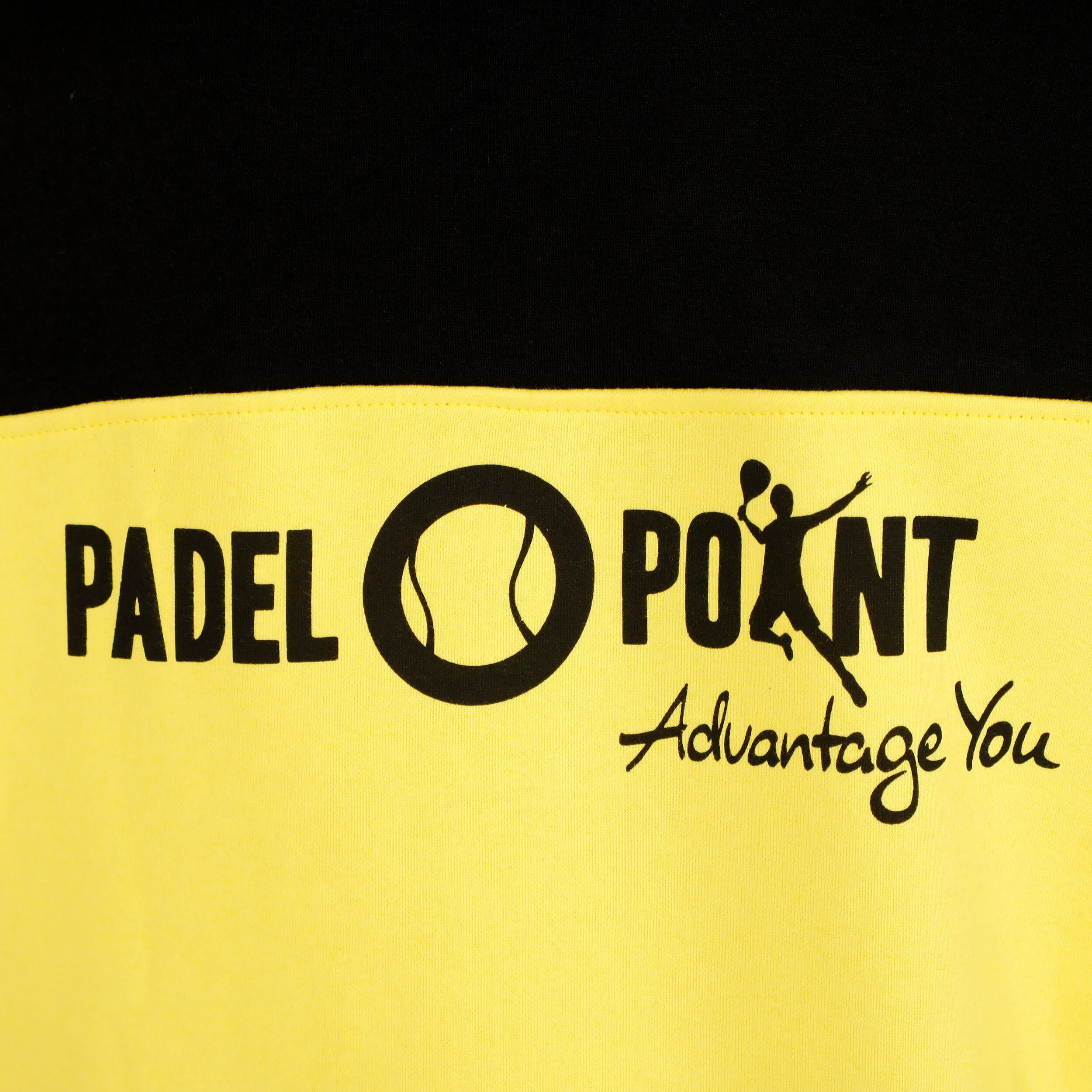 Padel-Point Padel Is Us Sweat À Capuche Hommes - Jaune , Noir