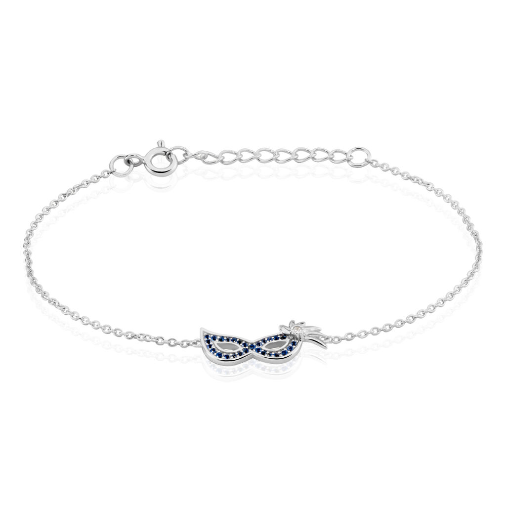 Bracelet Argent Bartolomee Oxydes De Zirconium