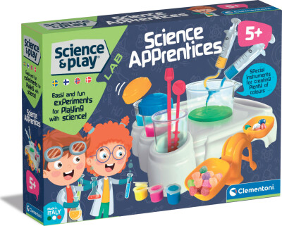 Clementoni - Kemisæt Til Børn - 5 År - Science & Play