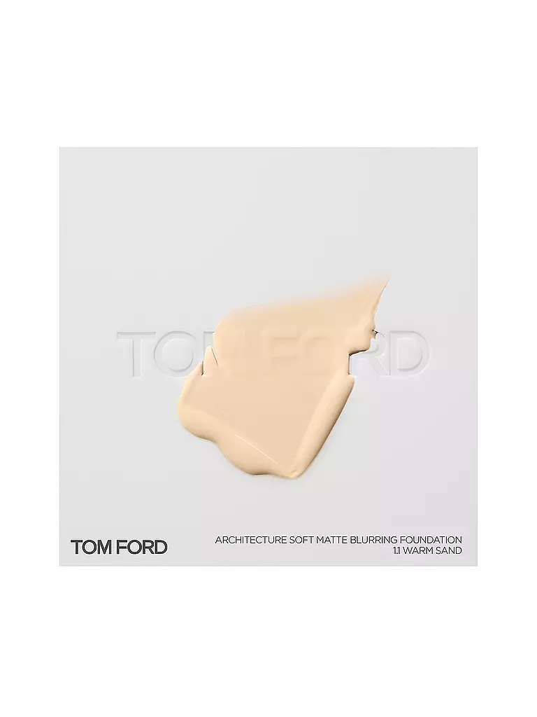 TOM FORD BEAUTY Architecture Soft Matte Foundation  (1.1 Warm Sand) camel