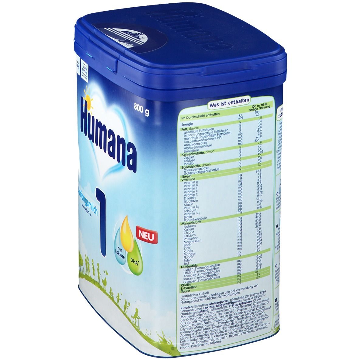 Humana 1 Anfangsmilch von Geburt an