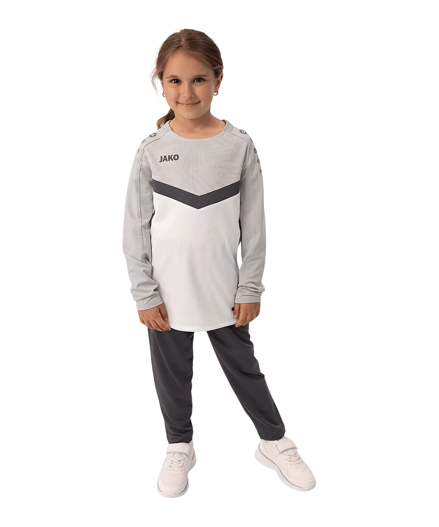 JAKO Iconic Sweatshirt Kids Weiss F016