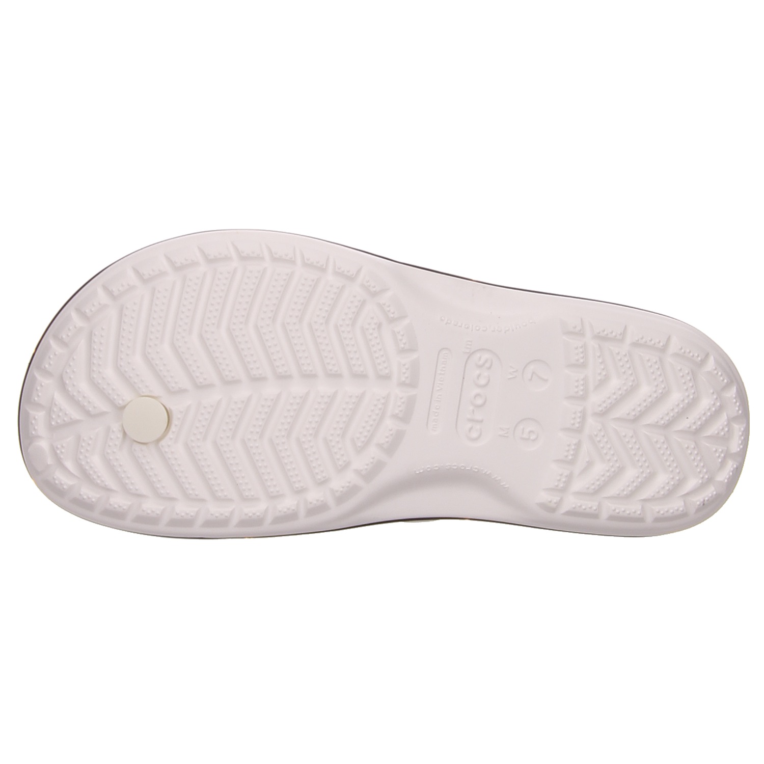 Crocs Zehentrenner weiß weiss/weiss kombi
