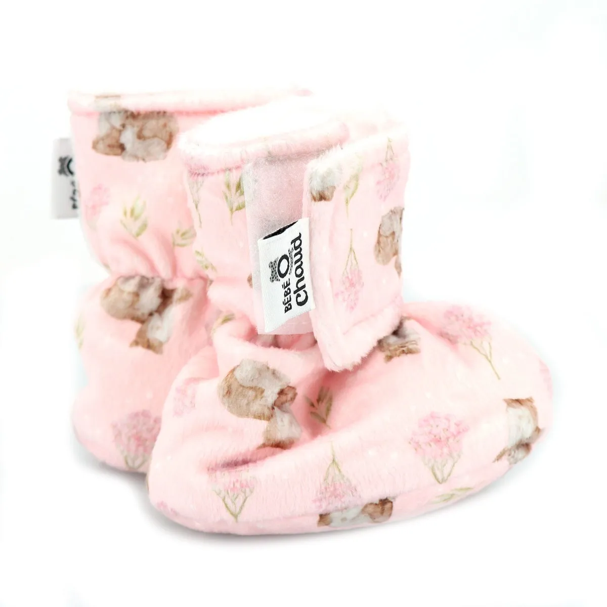 Bébé Ô Chaud Pantoufles Velux Cerf 6-18mois