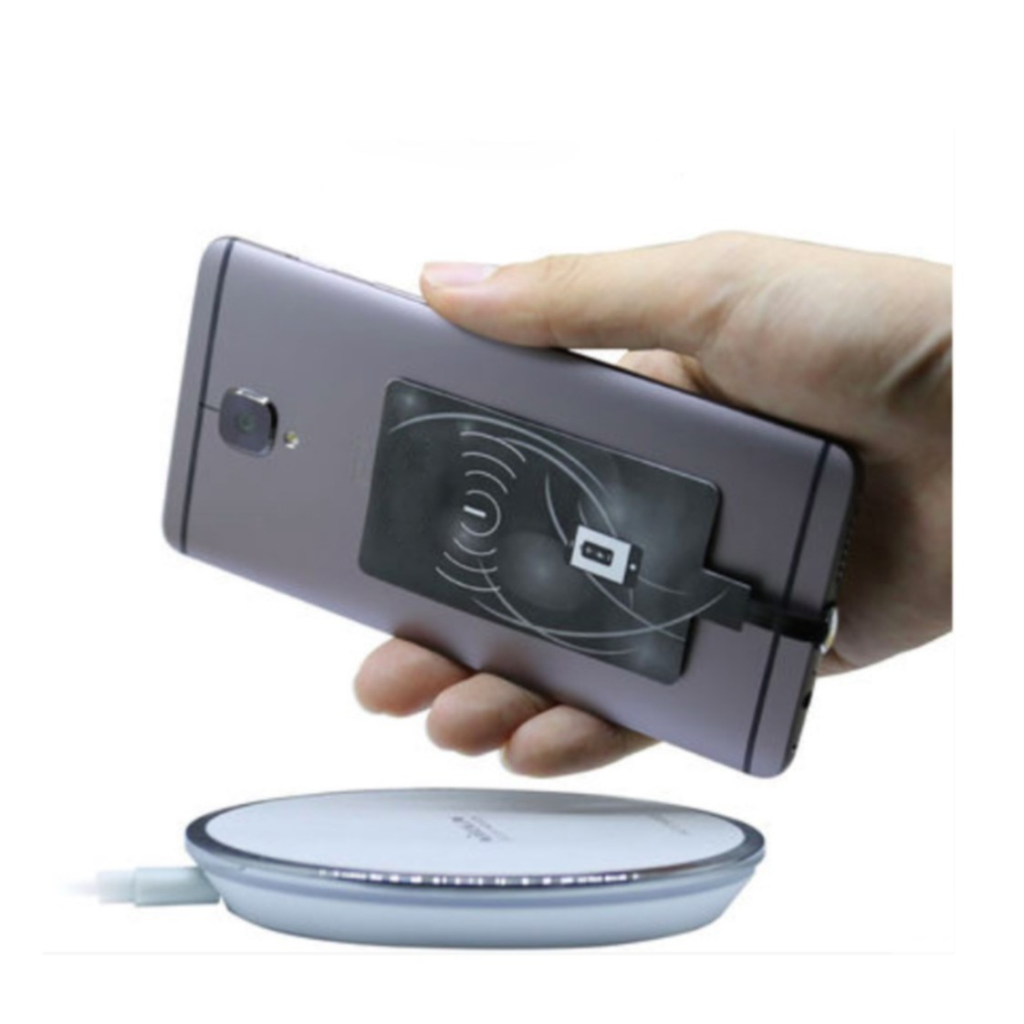 Kabelloses Qi Induktions Lademodul mit USB C Anschluss