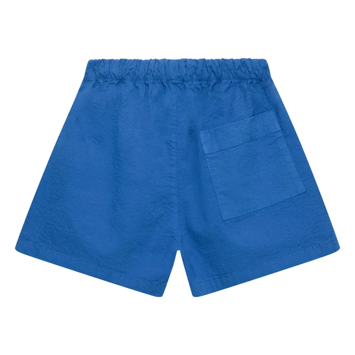 True Artist Short n°07 Seersucker | Bleu
