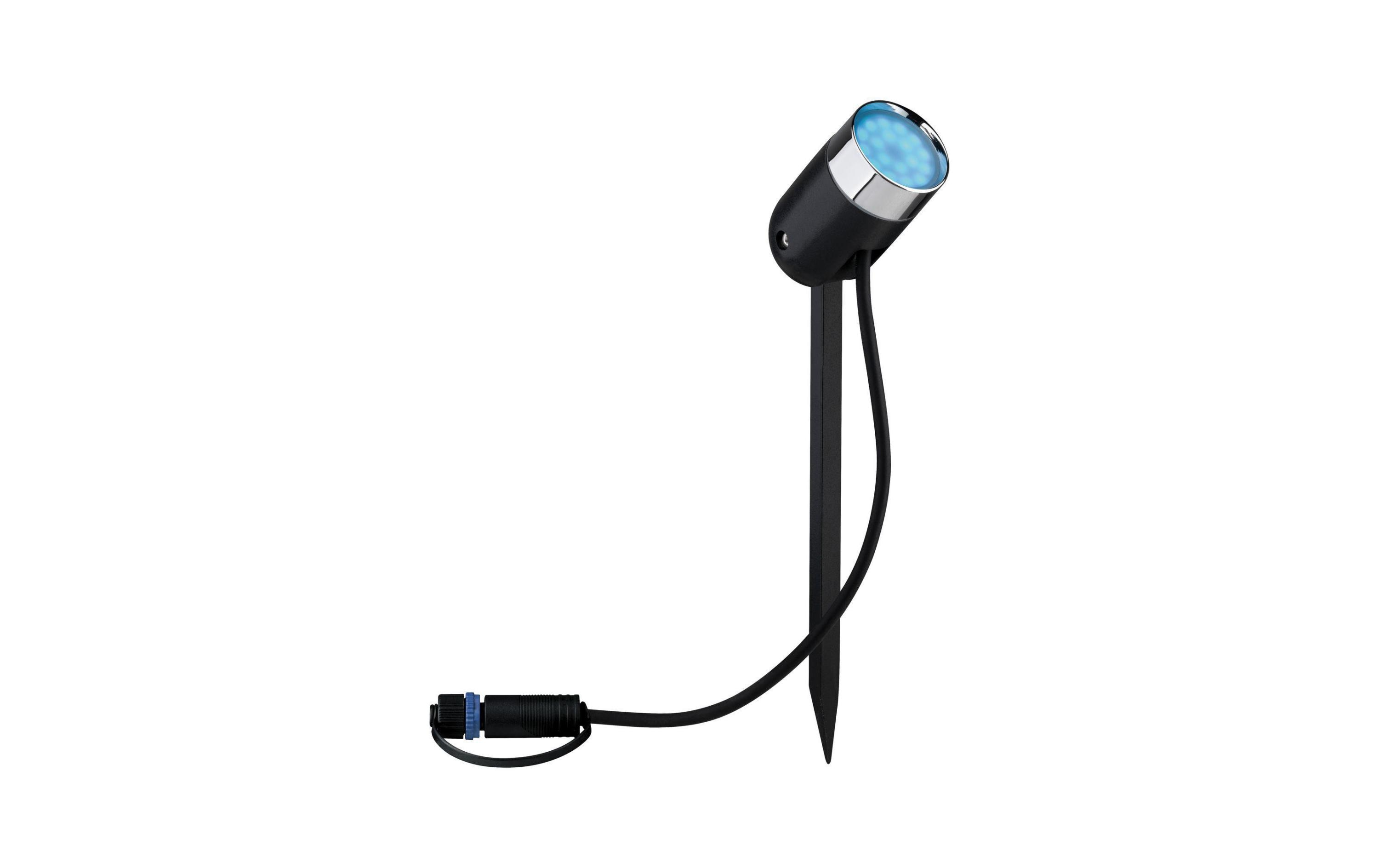 Gartenleuchte Plug & Shine PIKE RGBW Spot 40 °, ZigBeeSteuerbares Lichtobjekt mit Farbwechsel
