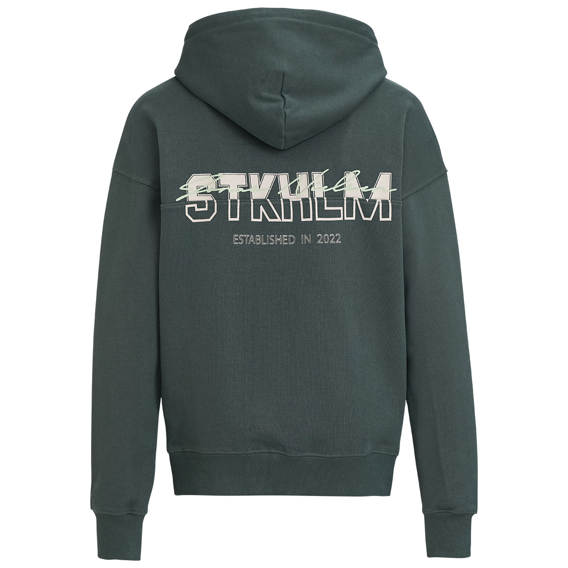 Jonas Nielsen Damen Hoodie mit Logo-Stickerei dunkelgrün