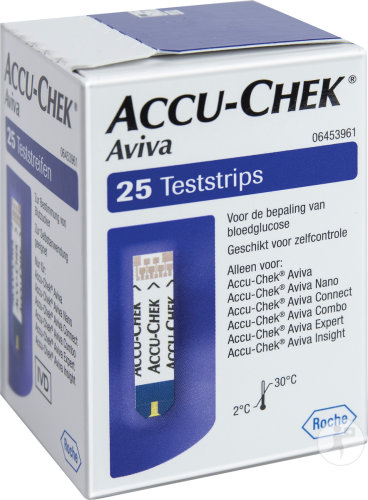 Accu-Chek Aviva Bandelettes Réactives 25 Pièces (6453961016)