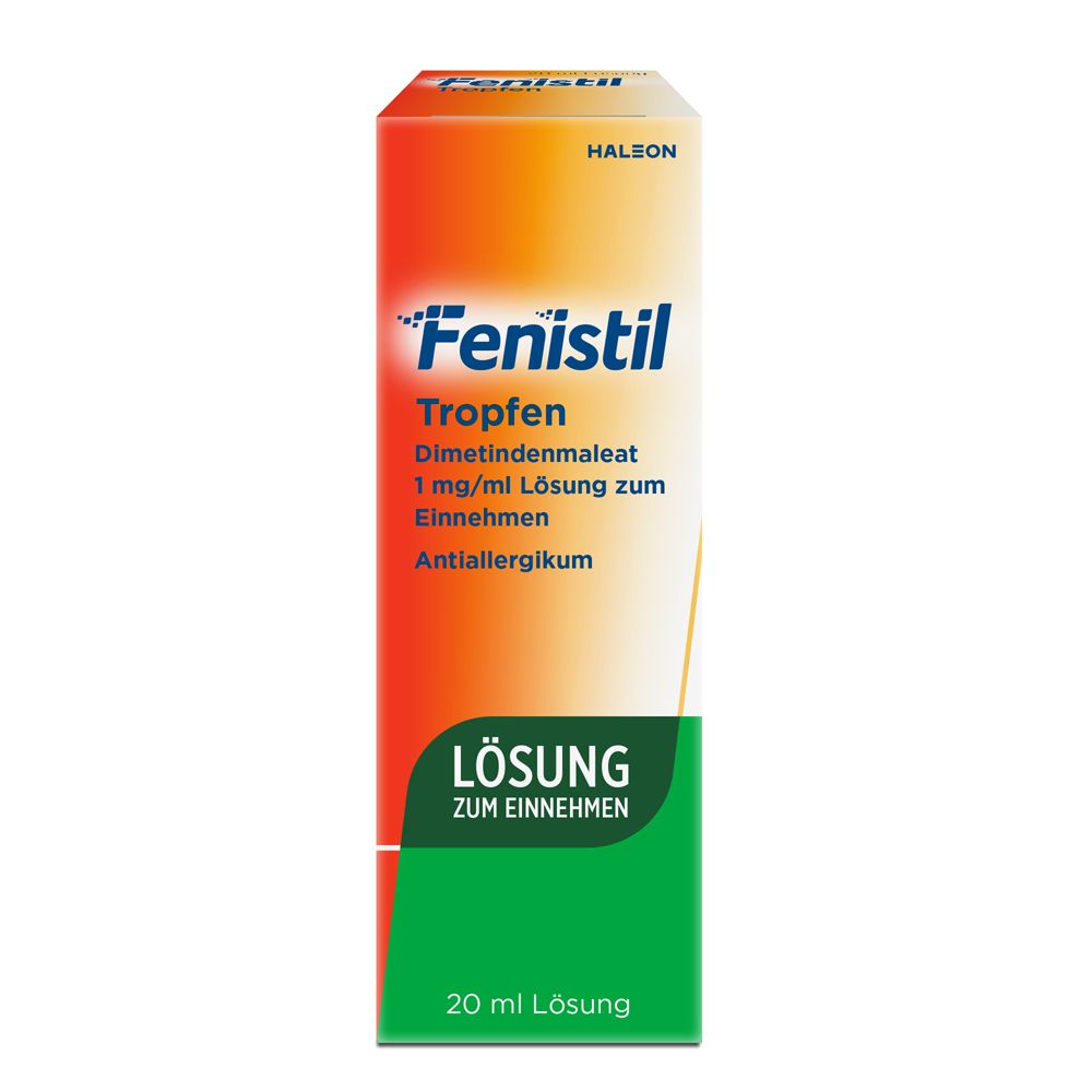 Fenistil Tropfen, Dimetindenmaleat 1 mg/ ml zum Einnehmen, Antiallergikum