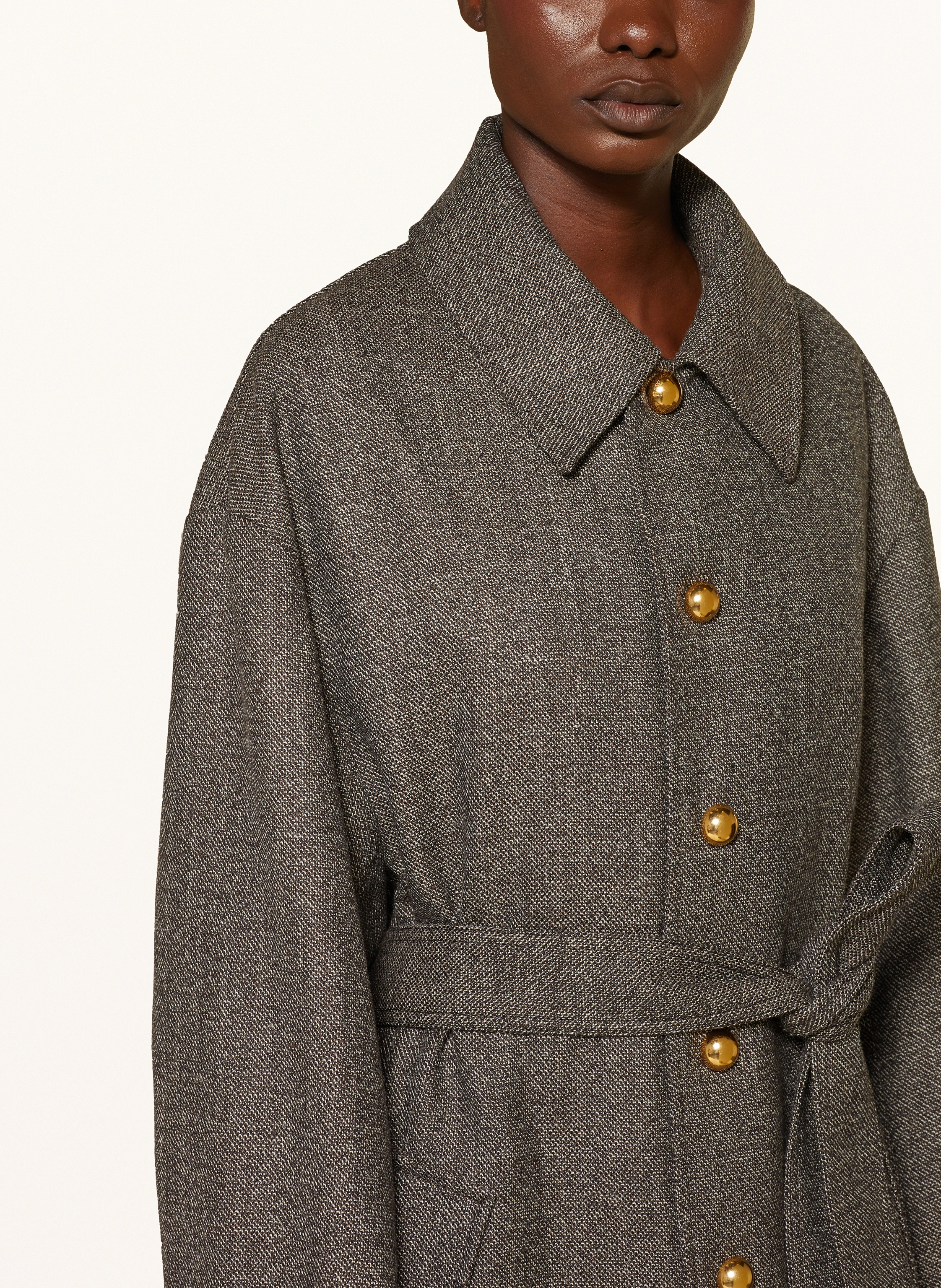 AMI PARIS Tweed-Mantel