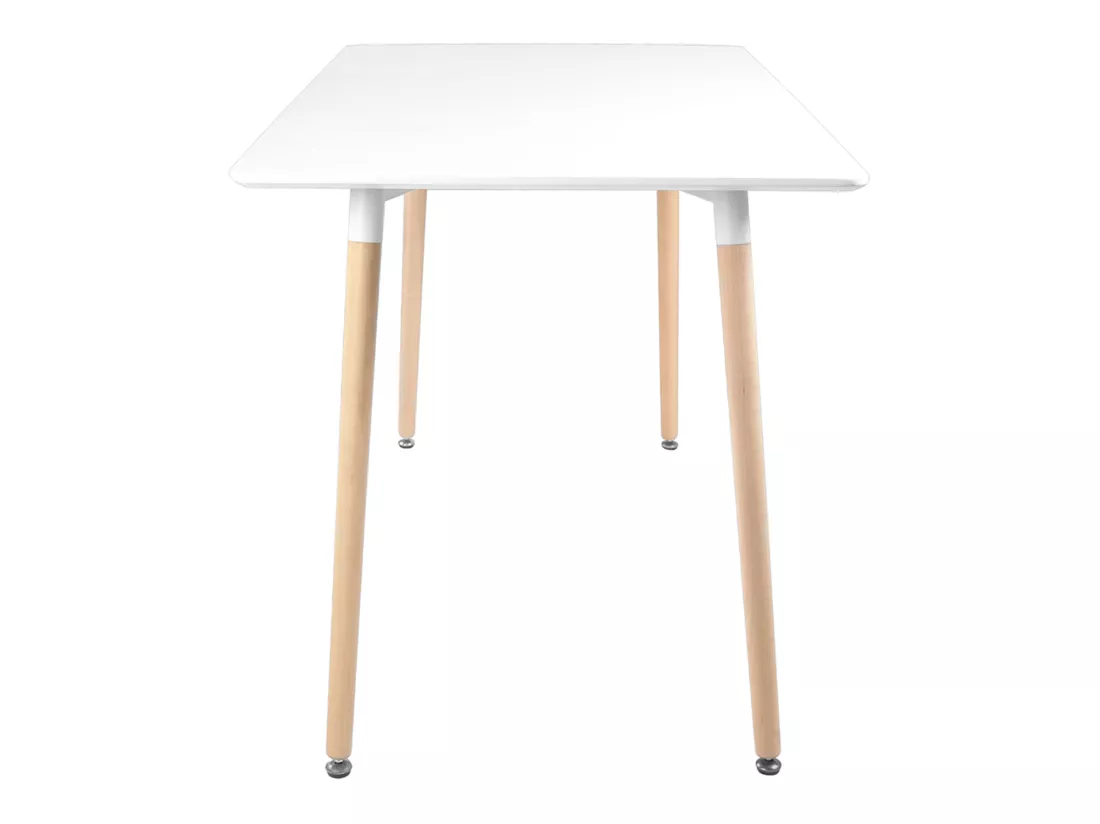 Table rectangulaire 120 × 70cm blanche PIA - HAPPY GARDEN