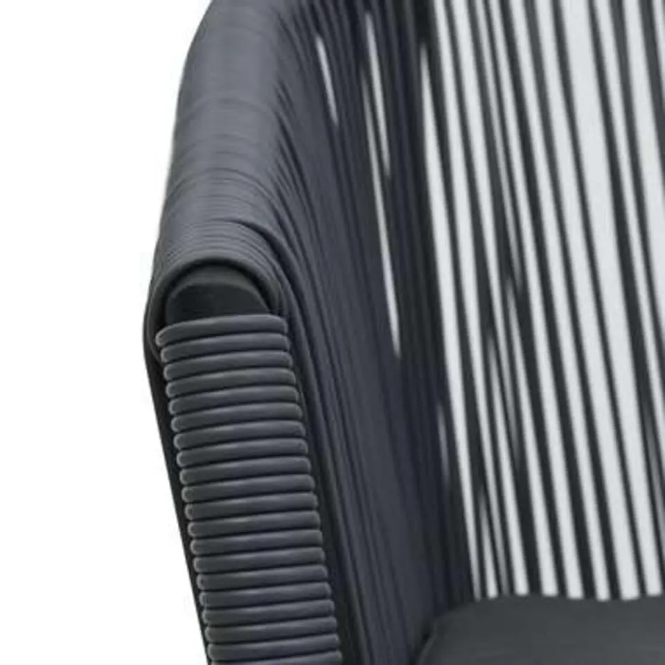vidaXL - Tuinset - Grijs - Polyetheen