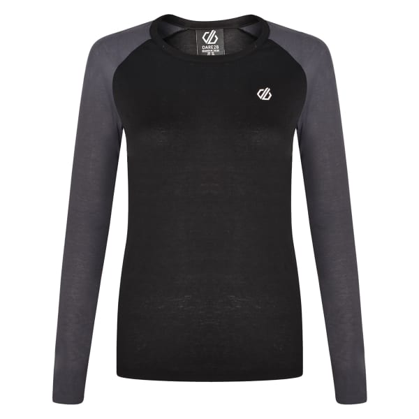 T-shirt thermique DARE 2B EXCHANGE II L/S TEE BLACK/EBONY
