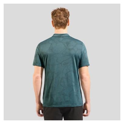 Polo Manches Courtes Odlo Ascent Chill-Tec Vert