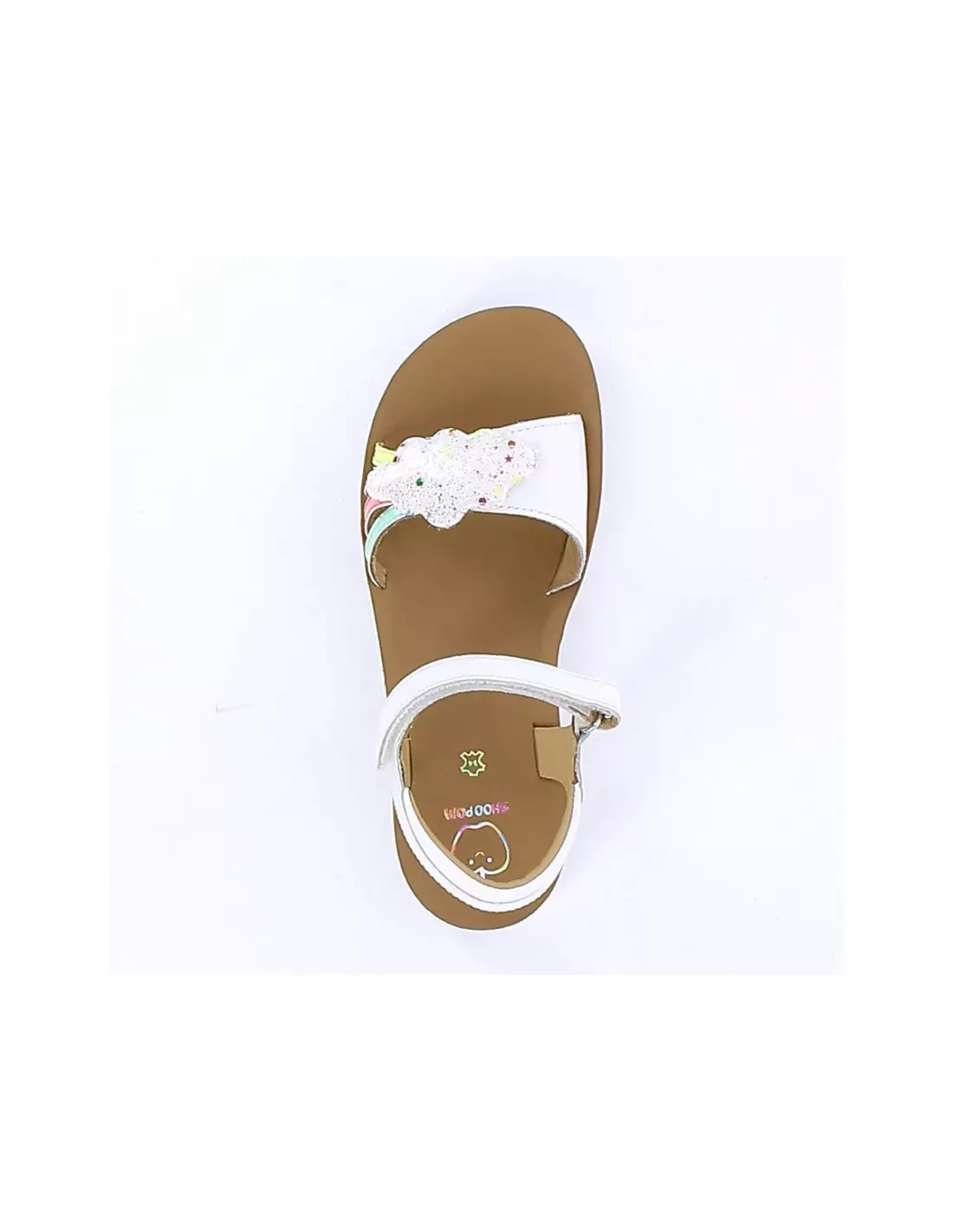 SHOO POM GOA MULTI - Sandales & nu-pieds Whitemultipastel
